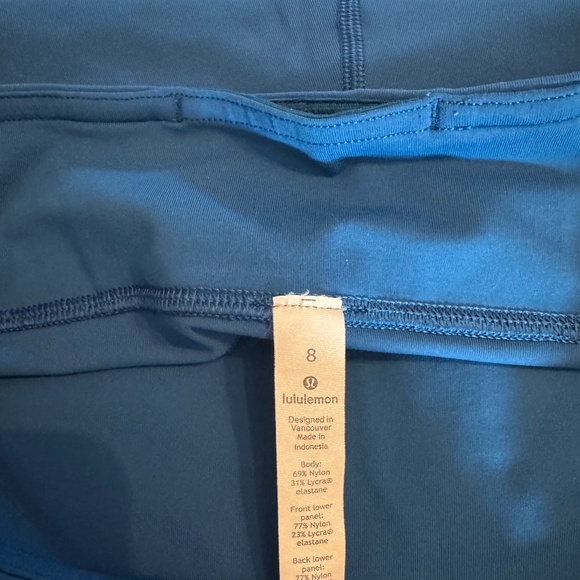 Lululemon All the Right Places Low-Rise Pants II 28 " - Sz 8- Deep Marine - Picture 9 of 9